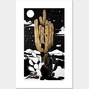 Abuelitas Cactus Posters and Art
